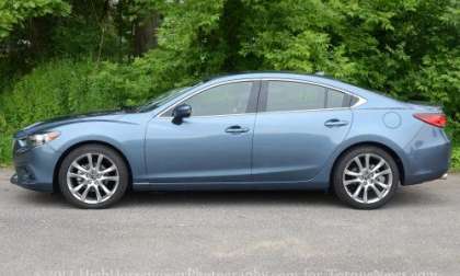 The side profile of the 2014 Mazda6 Grand Touring