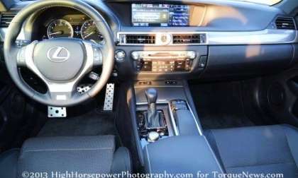 The dash of the 2013 Lexus GS350 F Sport