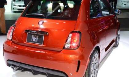 The Fiat 500 Cattiva Concept from the rear