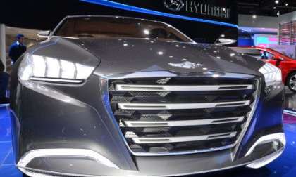 The front end of the Hyundai HCD-14 Genesis Concept 