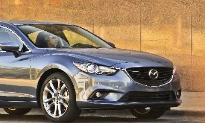 The front end of the Mazda6