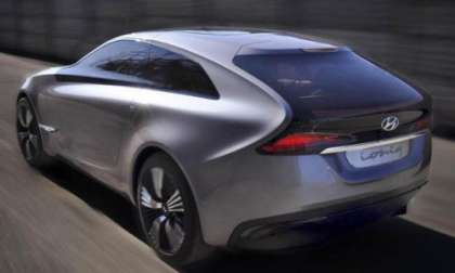 The rear of the new Hyundai i-oniq concept