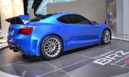 The Subaru BRZ STI Concept from the side