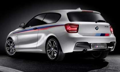 The rear corner of the BMW M135i Concept