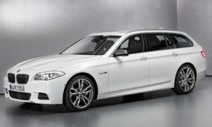The front end of the BMW M550d xDrive touring