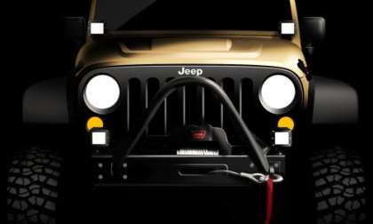 A Moparized Jeep Wrangler headed to SEMA 2012