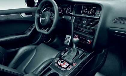 The interior of the new 2013 Audi RS4 Avant
