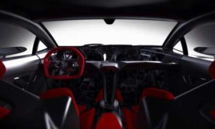 Interior of the 2013 Lamborghini Sesto Elemento