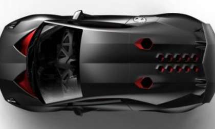2013 Lamborghini Sesto Elemento Overhead shot