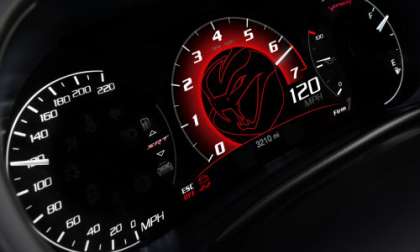 The gauge cluster of the 2013 SRT Viper GTS