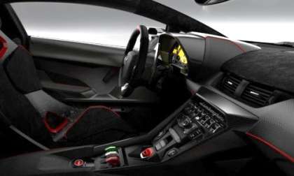 The interior of the Lamborghini Veneno LP740-4
