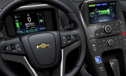 The gauges of the 2011 Chevrolet Volt