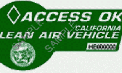California's green carpool lane sticker is slow to get going