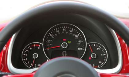 2012 Volkswagen Beetle speedometer