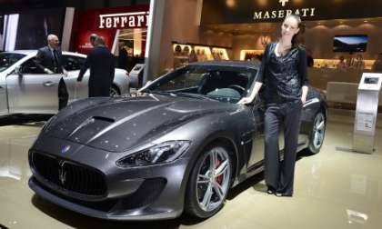 Maserati GT MC Stradale on Geneva show floor