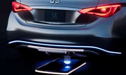 Inductive charging of the Infiniti LE Concept