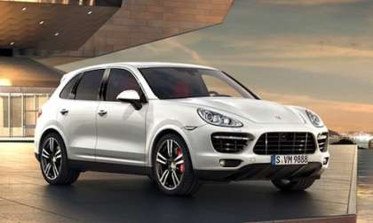 2013 Porsche Cayenne Turbo S and new 2014 Cayman 