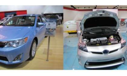 Price Comparison: Toyota Camry Hybrid v Prius PHEV at NAIAS 2012