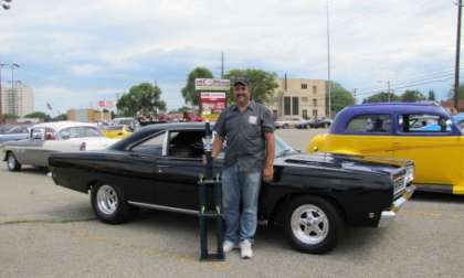2012 Center Line Lions Car Show winner, Kevin Smith and his Plymouth Road Runner
