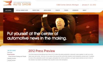 Press Preview at the 2012 NAIAS website