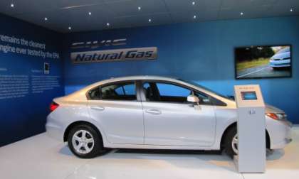 Honda Civic Natural Gas Vehicle at NAIAS 2012