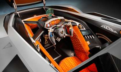 The Lamborghini Egoista interior