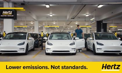 Tesla Model 3 Hertz ad