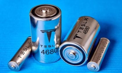 Tesla battery cells of different sizes