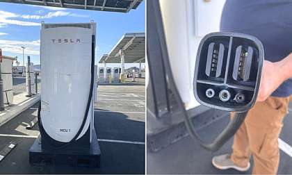  Tesla Megacharger Spotted in Baker, CA For Cybertruck and Semi