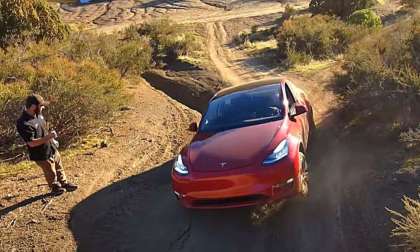 Tesla Releases New Video of "Blown Up" Model Y with Superb Offloading Capability