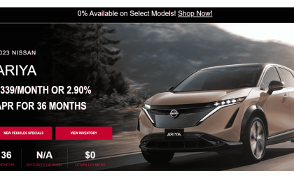 Image of Nissan Ariya deal courtesy of Country Nissan