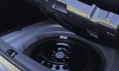 Image of spare tire in 2025 Toyota Camry courtesy of Joseph Raiti