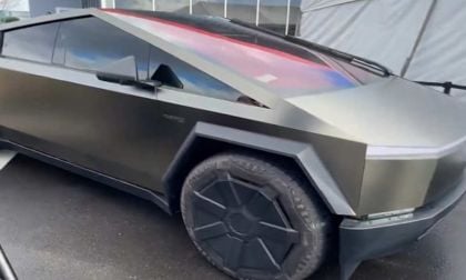 Tesla Cybertruck Wrap Wars Continue - This Time With Stunning Chrome Black Matte