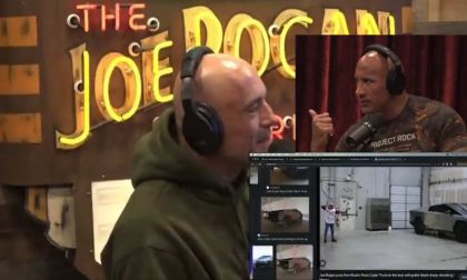 Joe Rogan and The Rock Talk about the Cybertruck and Why It's So Awesome