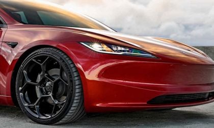 New Model 3 Highland 20-Inch Forged Wheels Give It a Sportier Look - Along With Dual Rate Lowering Springs For More Performance