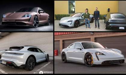 Images of the Porsche Taycan