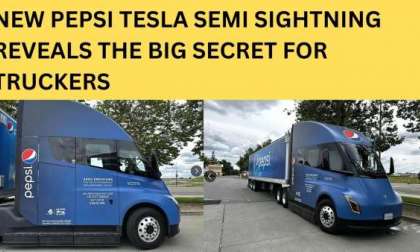 New Pepsi Tesla Semi Sighting Shows 3 Cameras and Reveals The Big Secret