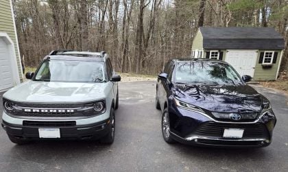 Image of Ford Bronco Sport Badlands and Toyota Venza Limited by John Goreham