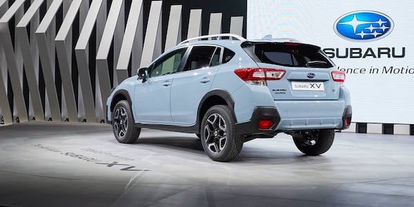 2018 subaru crosstrek rear