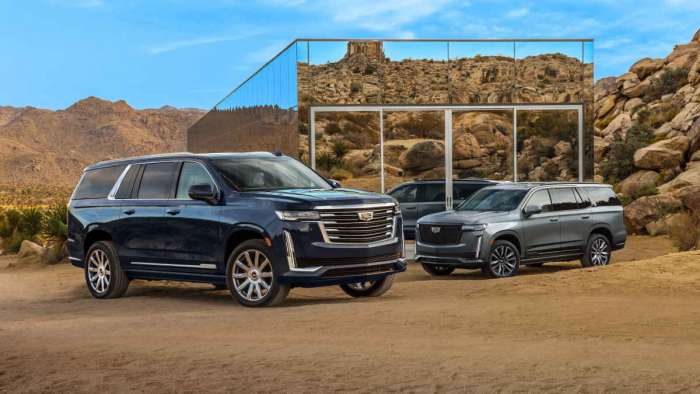 2021 Cadillac Escalade and Escalade ESV