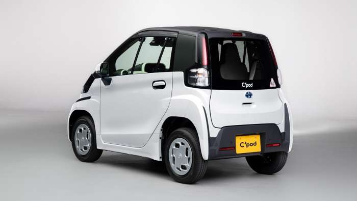 2021 Toyota C+Pod Super White profile back end