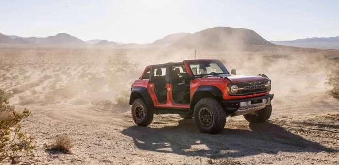 Ford Bronco Raptor Equally Home Off-Roading Or Rock-Crawling