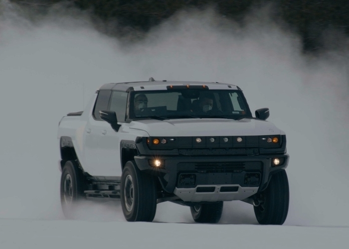 2022 GMC Hummer EV Winter Testing