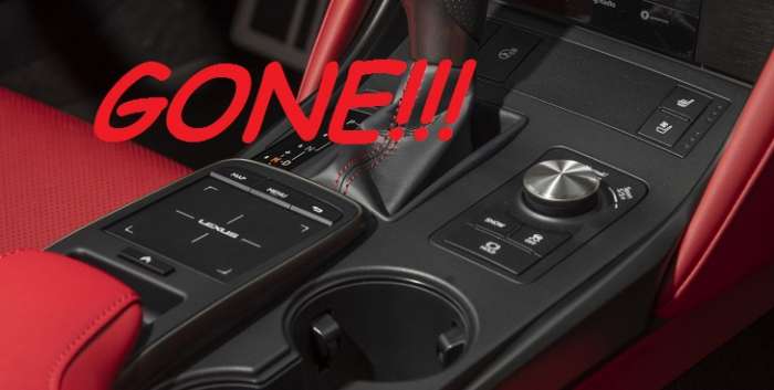 Image of remote touch interface courtesy of Lexus