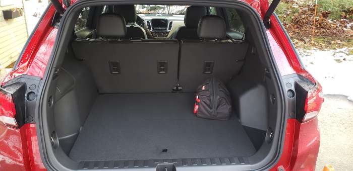 Image of 2023 Chevy Equinox cargo area by John Goreham