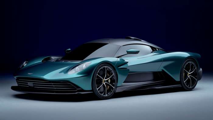 Image of the upcoming Aston Martin Valhalla hypercar.