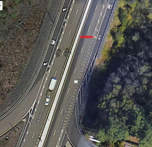 Bike lane image courtesy of Google Earth