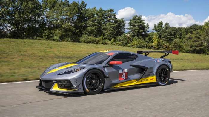 C8 Corvette racing car