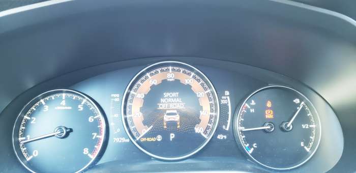 Image of Mazda CX-50 in mud by John Goreham