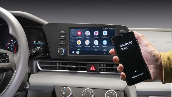 Wireless Android Auto image courtesy of Hyundai. 